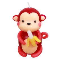 이야코 동물나라 캐릭터양초 만들기세트, 원숭이, 2개