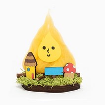 캠핑분위기 모닥불 만들기키트 미술놀이 (노란 불꽃)