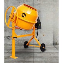 콘크리트믹서기 레미콘 드릴 미니 믹싱 전동 믹서드릴, 플랫 믹서 65L 고출력 저감 모터 375w