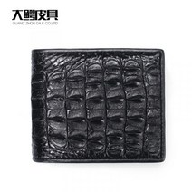 리얼 정품 악어 가죽 지갑 남성 정장 비즈니스 직장인 슬림 개업 부모님 선물