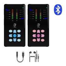 자웃자 라이브프렌즈 핸드폰방송 PC 개인방송 스마트폰 오디오인터페이스 블루투스 오인페 루프백 틱톡방송 유튜브방송 인터넷방송 노래방, 블랙, 아이폰 젠더 + 방송이어폰(마이크기능 포함), 한국어