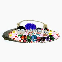 TZU920646(만들기재료)가족문패 만들기 3개묶음, 상세페이지 참조, 상세페이지 참조