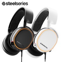 스틸시리즈 Arctis 5 유선 게이밍 헤드셋, HS-00011, WHITE