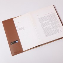 간지아리빙 국내 수작업 가죽 북커버 패브릭 책커버 다이어리 노트 파우치, 북마크형, 네이비