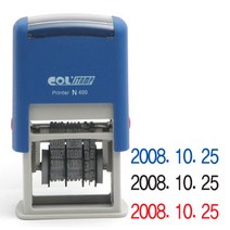 자동일부인 만년일부인 N-400-25x5mm 적색