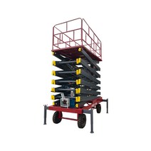 고소 작업대 유압 고정 차량 사다리 작업 시저 리프트, 상세이페이지 참고, 500kg 8미터 380V220V 중 하나선택