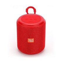 TG338신상 아웃도어 휴대용 패브릭 블루투스 스피커 무선 라디오 무역 아이디어 카드 홀더 USB 오디오, 붉은색