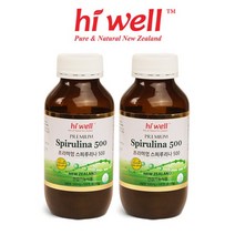 하이웰 하와이안 스피루리나 500정 2통 피부건강 항산화, 상세설명 참조, 없음