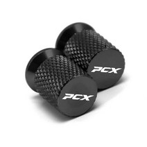 혼다 오토바이 CNC 타이어 밸브 캡 플러그 PCX 160 액세서리 2021, 02 Black