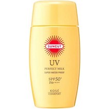 선크림추천 일본 kose 선 컷 퍼펙트 유브이 에센스 무향 110g(4.1oz), 6) 우유