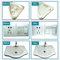 청소도구함 마대자루 녹지우개 외창청소 100x70x30mm 마술 갯솜 지우개 백색 Melne 부엌 사무실을위한 청, 01 10pcs