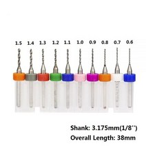 10pcs 0.6mm 1.5mm 수입 카바이드 pcb 드릴 인쇄 회로 기판 미니 cnc 드릴링 비트 세트, 10개 1.2mm