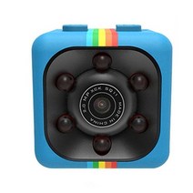 초소형 블랙박스 cctv 적외선 미니 음성 대화 감시 홈 애견 카메라 sq11 mini camera hd 1080p sensor night vision camcorder dv, 푸른
