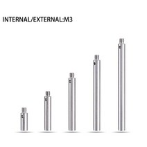M3 나사 좌표 측정기 CMM 프로브 연장로드 스테인레스 스틸, 한개옵션1, 03 L30mm