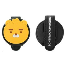 카카오프렌즈 선글라스 안경 클립 선바이저 라이언 어피치 튜브 무지, 옐로우&무지