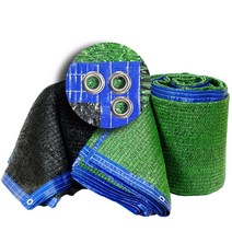 에이지 차광막 옥상 그늘막 햇빛 가림막 4면봉제 95% 98% 흑색 흑녹색 다양사이즈, 사중직흑녹색, 6mX5m(4면봉제)