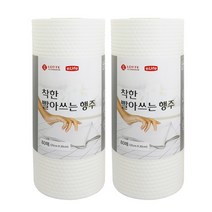 롯데이라이프 착한 빨아쓰는 행주, 80개입, 2개