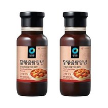 감칠맛 닭볶음탕 양념 480g(408ml)X2개 추석 설날 명절 생일 캠핑 자취필수품 만능요리소스 청정원 친정엄마 식재료, 2개