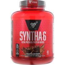 [1+1][2.27kg] BSN 신타 6 식스 Syntha-6 초코 웨이 프로틴 유청 단백질 쉐이크 파우더 보충제, 2.27kg [1+1]