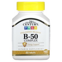 21st Century B-50 Complex Prolonged Release 60 Tablets