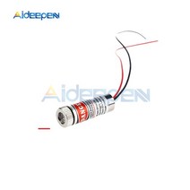조정 가능한 빔 650nm 5mW 레드 포인트/라인/크로스 레이저 모듈 헤드 유리 렌즈 초점 산업용 클래스 3-5V, 01 Line Laser Shape
