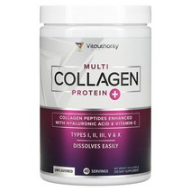 (아이허브) Vitauthority Vitauthority Multi Collagen Protein Unflavored 11.3 oz (320 g) 빠른직구, 11.3 온스