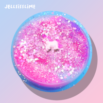 [젤시스] 유니콘쉐이크/원조 눈꽃슬라임 수제슬라임, 180ml