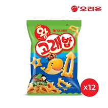 오리온 왕고래밥 볶음양념맛M 56g x 12개, 상세페이지 참조