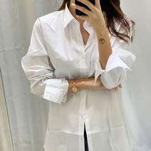 라코스테 슬림핏 스트레치 포플린 긴팔 셔츠 CH5366
