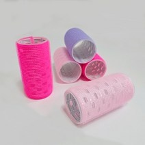 앞머리 헤어롤 대형 열전도 그루프 1p (105mm x 50mm), 헤어롤 대형(105x50mm)_진분홍, 1개