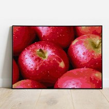 블루문 DIY 명화그리기 풍요로운 홍사과(고급붓세트) 풍경화 캔버스 직장인취미 유화그림 [플레이어바웃], ●풍요로운홍사과 GX39118 (고급붓set)