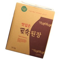 맛깊은 토속 된장 14kg 고추장 된장 쌈장 간장 초장