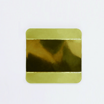 천운패키지 조각케익종이받침(금색)직사각100 100x60x20mm 1묶음(100개), 단품