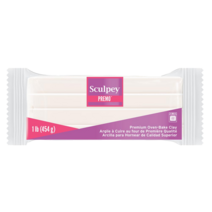 스컬피 프레모 454g (Premo 1lb) 전문가용 폴리머클레이, 투명흰색 (WhiteTranslucent)