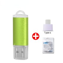휴대용 디스크 USB 플래시 드라이브 64 기가 바이트 32 TYPEC 금속 16 20 8, 16GB_Green, 16GB+Green, [05] Green
