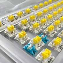 하이무미드나이트 스위치 KBDiy Jerrzi 기계식 키보드용 노란색 선형 맞춤형 DIY 체리 MX SMD 3 핀 Anne Pro 2 호환, 없음, 없음, 1.10PCS