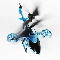 무선헬리콥터 4.5채널교육용 미니R/C 어린이선물용 국민헬기, 연블루