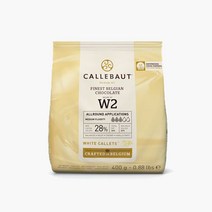 칼리바우트 화이트커버춰 초콜릿 400g 28% W2, 구매함