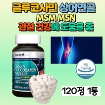 글루코사민 상어연골 뼈건강 MSM MSN 무릎 연골 손가락 관절에 도움