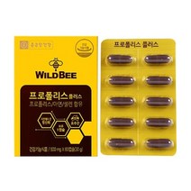 종근당건강 와일드 비 프로폴리스 플러스 항산화 환절기 황사철 아연 셀렌 함유
