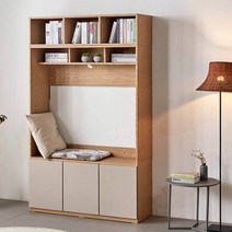 Sunshine 전면티비장 거실전면장 tv수납장 상부장 하부장 1200, 그레이