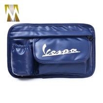 베스파 가방 글로브 박스 다시방 전모델 호환, 천소재, 가죽블루