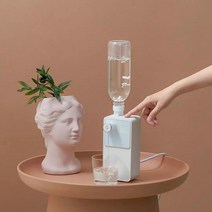 페트병 미니 냉온수기 생수통 생수 정수기 사무실 집, 1 그린