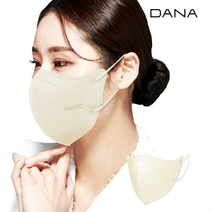 다나 시그니처 마스크 KF94 중형 30매, 1개, 상아색