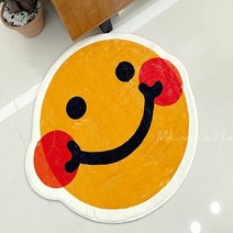 선물용 도톰한 이색 디자인 발매트 미니 러그 인테리어