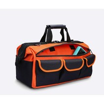 가구쇼파 비데 정수기 출장AS 공구가방 수리가방 공구함 분리포켓 AS가방 툴박스 공대, ORANGE+BLACK