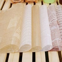[오너클랜] 왁스페이퍼 250x350mm 250매, 종류:초코스크립트