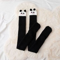 양말 겨울 곰 도톰도톰 테리안감 히트텍삭스 히트텍 두꺼운 곰 코럴 플리스 패션 양말 여성용 수면 양말