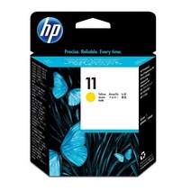 HP 정품 잉크 No.11 C4838A 100 110 1100dtn 9110 9120 9130 1200d 1200dtn 2800dtn 2800 1000 70, 노랑