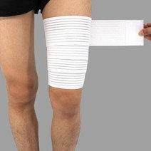 헬스사이클조절식 나일론 레그 워머 개 허벅지 슬리브 자전거 송아지 탄성 붕대 압축 레깅스 코요코 전문, 06 WHITE_03 90cm Elbow